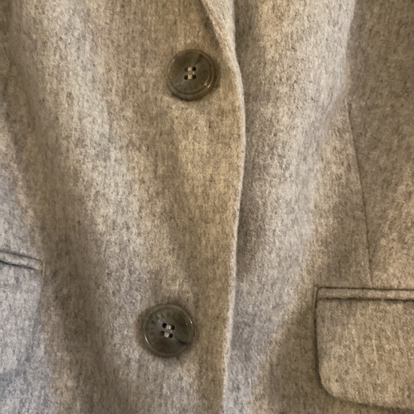 Talbots Long Wool-blend Herringbone Blazer - Picture 4 of 9